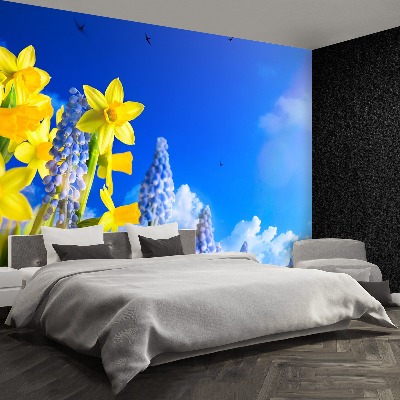 Mural de parede Narciso Azul