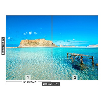 Mural de parede Lagoa Grécia