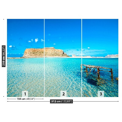 Mural de parede Lagoa Grécia