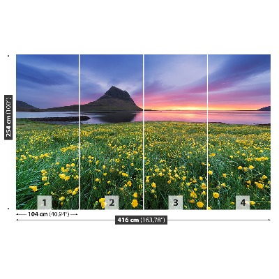 Mural de parede Flores amarelas