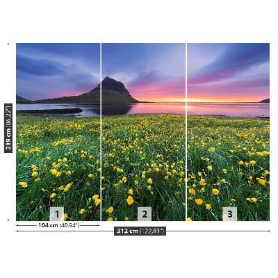 Mural de parede Flores amarelas