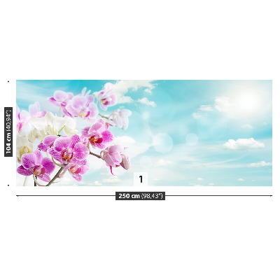 Mural de parede Orquídeas Azuis