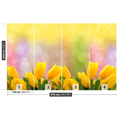 Papel de parede Tulipas amarelas