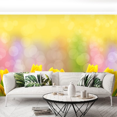 Papel de parede Tulipas amarelas