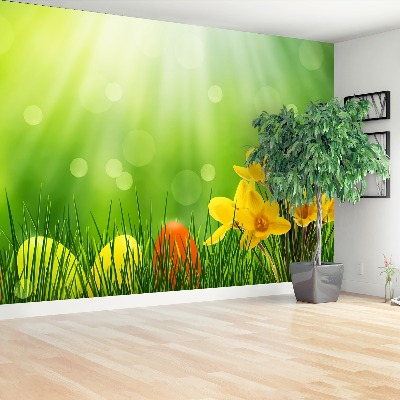 Mural de parede Açafrões da Páscoa