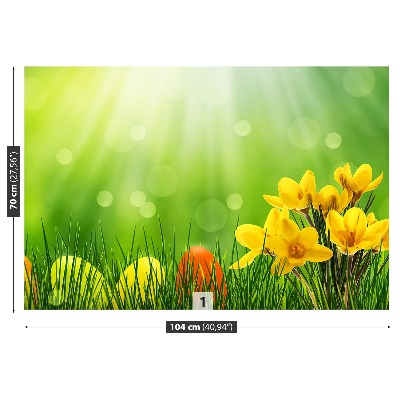 Mural de parede Açafrões da Páscoa