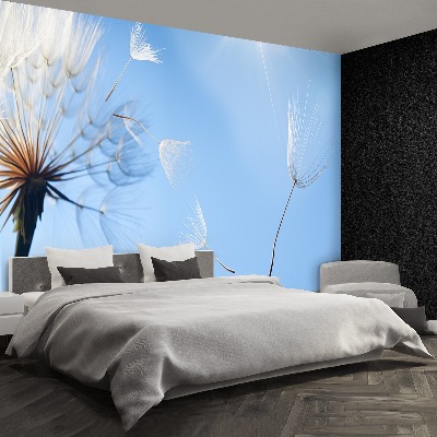 Papel de parede Dente-de-leão azul