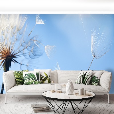 Papel de parede Dente-de-leão azul