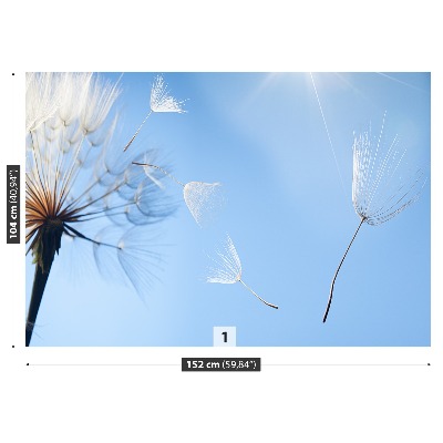 Papel de parede Dente-de-leão azul