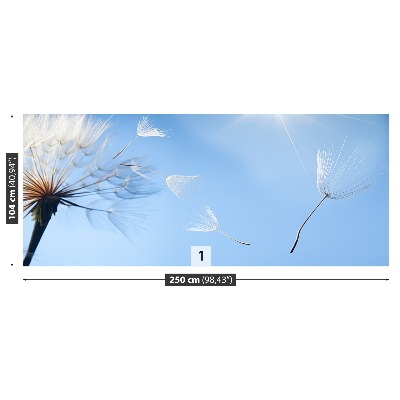 Papel de parede Dente-de-leão azul