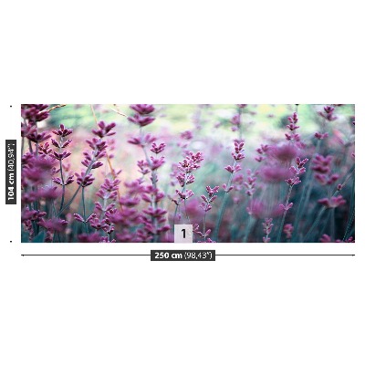 Mural de parede Verde Lavanda