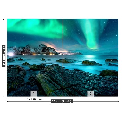 Mural de parede Luzes do norte