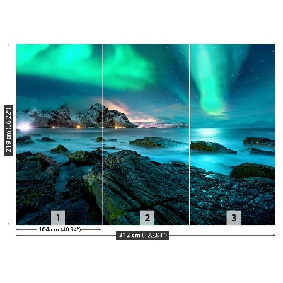 Mural de parede Luzes do norte