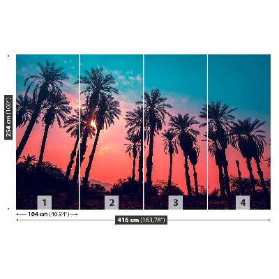 Papel de parede Palmeiras tropicais