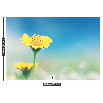 Papel de parede Dente-de-leão amarelo