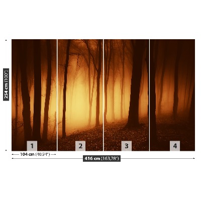 Mural de parede Floresta assustadora