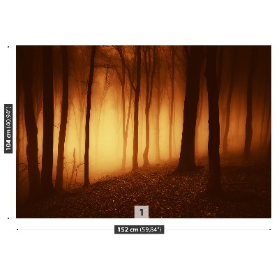 Mural de parede Floresta assustadora