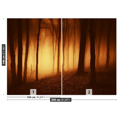 Mural de parede Floresta assustadora