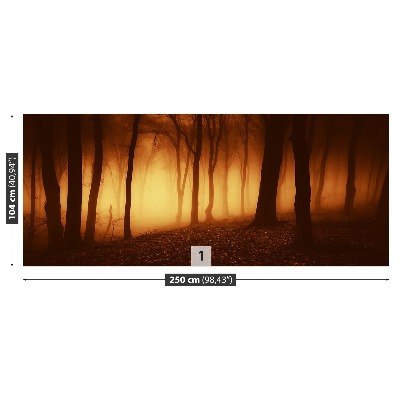 Mural de parede Floresta assustadora