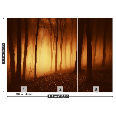 Mural de parede Floresta assustadora