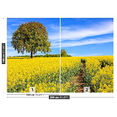 Mural de parede Flores amarelas