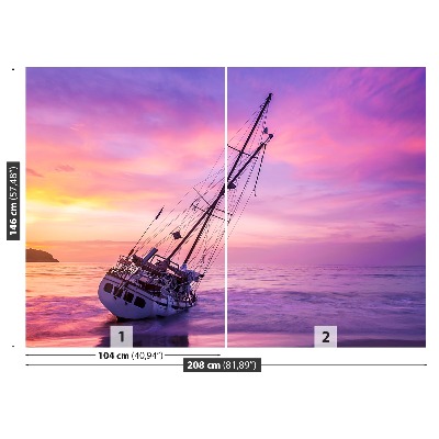 Mural de parede Praia de Lodz