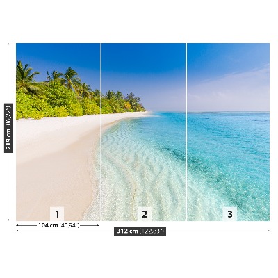 Papel de parede Praia tropical