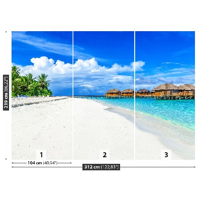 Mural de parede Ilhas Maldivas