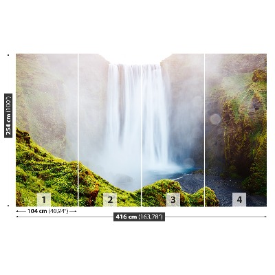 Mural de parede Cachoeira Skogafoss