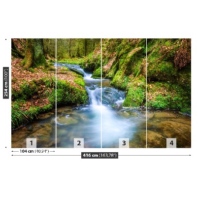 Papel de parede Riacho da Floresta