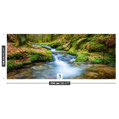 Papel de parede Riacho da Floresta