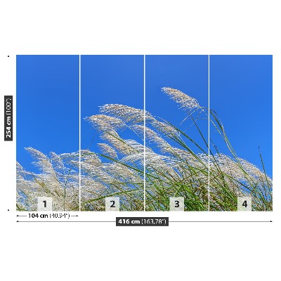 Mural de parede Grama Azul