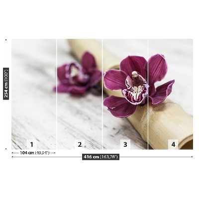 Papel de parede Madeira de orquídea