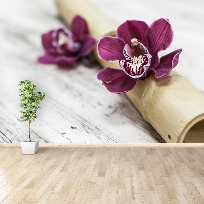 Papel de parede Madeira de orquídea
