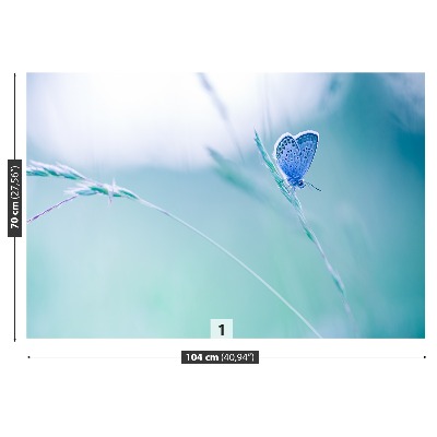 Mural de parede Capim-borboleta