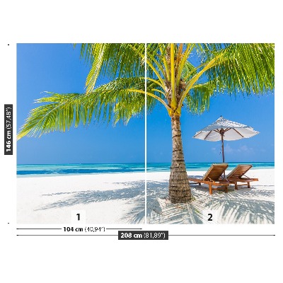 Papel de parede Praia tropical