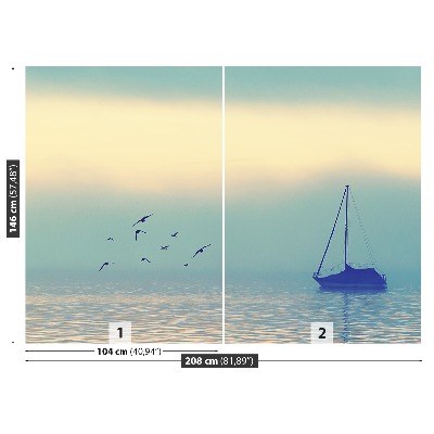 Papel de parede Lago dos Veleiros