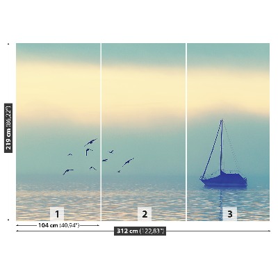 Papel de parede Lago dos Veleiros