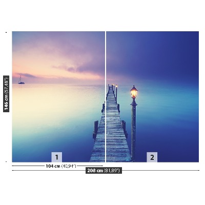 Mural de parede Píer do Lago