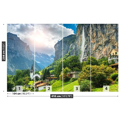 Mural de parede Vila alpina