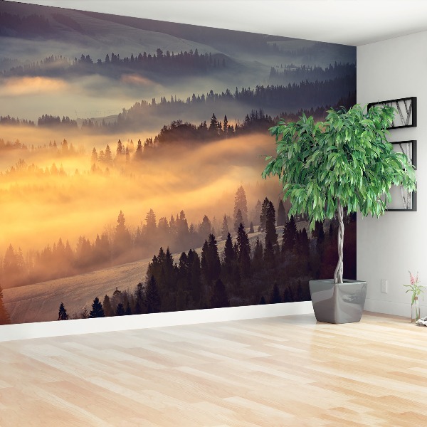 Mural de parede Floresta montanhosa