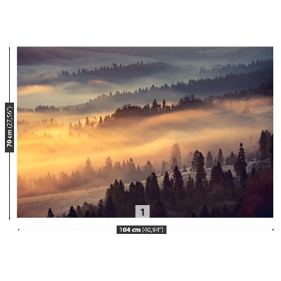 Mural de parede Floresta montanhosa