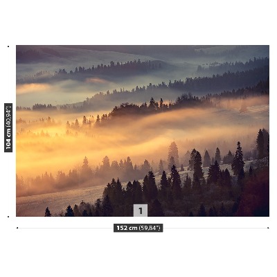 Mural de parede Floresta montanhosa