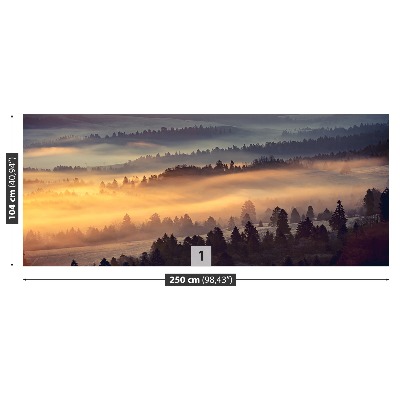 Mural de parede Floresta montanhosa