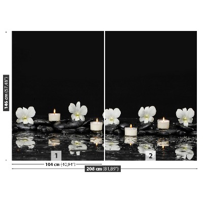 Papel de parede Velas de orquídea