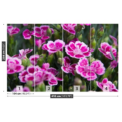 Mural de parede flores rosas