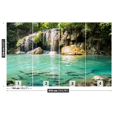Mural de parede Cachoeira Erawan