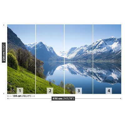 Mural de parede Fiorde na Noruega