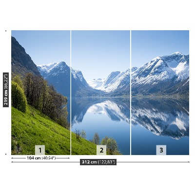 Mural de parede Fiorde na Noruega