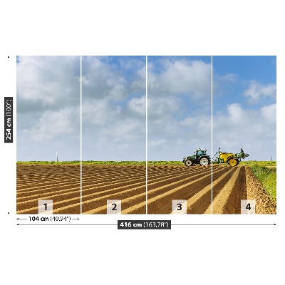 Mural de parede Campo da Normandia